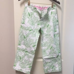 Embroidered lilly pulitzer capris